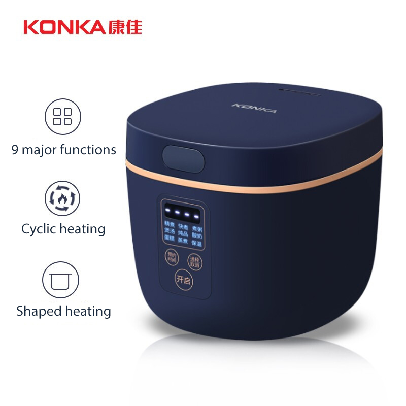 Mini Electric Rice Cooker Intelligent Automatic Household Kitchen Cooker  1-2 People Small Electric Rice Cookers 1.2L