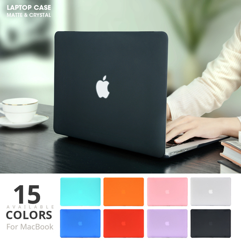 Laptop Case For Apple Macbook Mac book Air Pro Retina New Touch Bar 11 12 13 15 inch Hard Laptop Cover Case 13.3 Bag Shell ► Photo 1/6