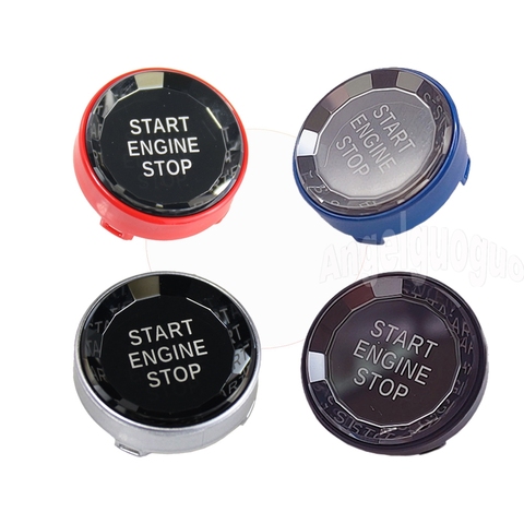 Car Crystal style START STOP Engine  Button Replace Cover Switch Key for BMW X1 X5 E70 X6 E71 Z4 E89 E90 E91 E60 E87 E92 ► Photo 1/6