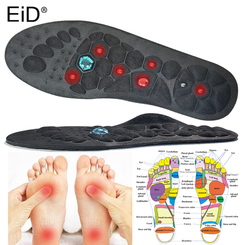 Premium Orthopedic Magnetic Therapy Insoles Arch Support Shoes Pads Magnet Soft Rubber Health Therapy Acupuncture Insoles Unisex ► Photo 1/6