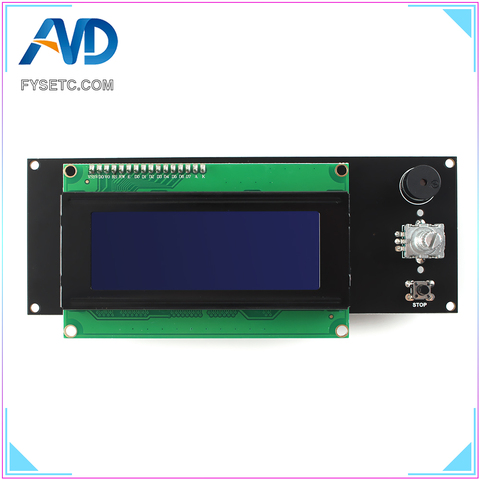 Free shipping 3D Printer Parts LCD Display 3D Printer Smart Controller Ramps 1.4 2004LCD Control ► Photo 1/6