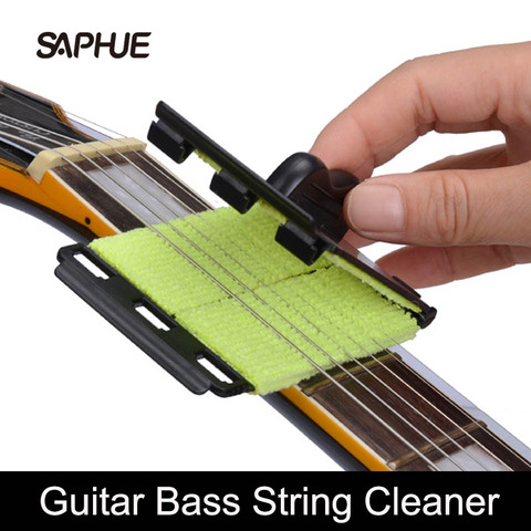 Electric Guitar Bass Strings Scrubber Fingerboard Rub Cleaning Tool Maintenance Care Bass Cleaner Guitar Accessorie ► Photo 1/6