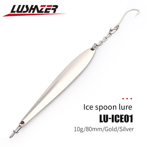 Ice lure fishing baits 10g 80mm metal jig lures spoon bait fishing tackles bass carp bait for winter fishing leurre peche 511 ► Photo 1/6