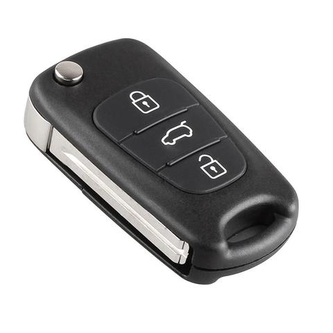 3 button Folding Car Remote Key Flip Folding Key Shell Case For Hyundai I20 I30 IX35 I35 ► Photo 1/6