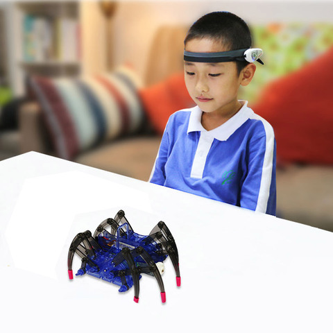 Mindlink RC Spider Robot Headband kit Brainlink Toys EEG Training Novelty High Tech Toys Focus app game gift for children adults ► Photo 1/6