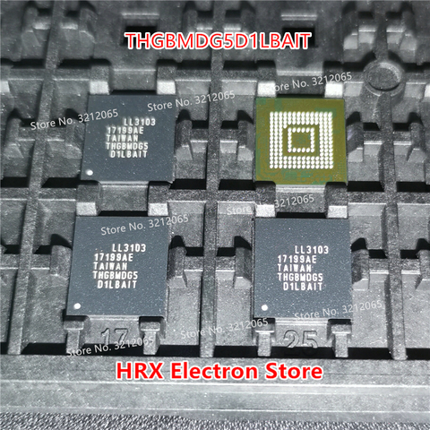 100% New Original THGBMDG5D1LBAIT 4GB EMMC BGA Chip (2-10piece) ► Photo 1/2