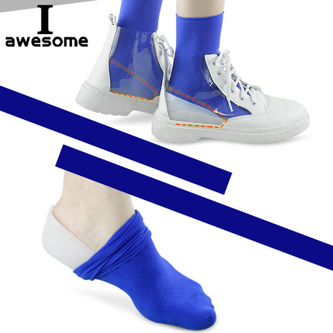 2.5cm Invisible Height Increase Lift Heel Pad Sock Liners Increase Heighten Gel Insole Dress In Socks Relieve Foot Pain Cushion ► Photo 1/6