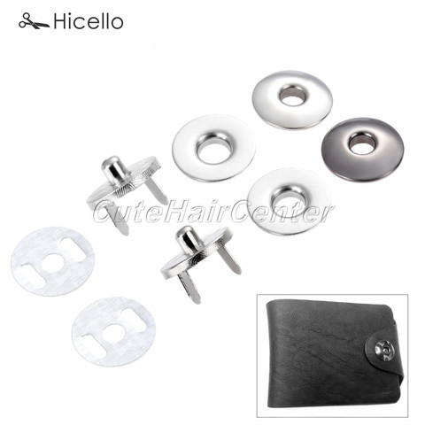 10 sets Metal Magnetic Snaps 17mm Buckles Buttons Press Decoration for Sewing Clothing Bag Purses DIY Crafts Hicello ► Photo 1/6