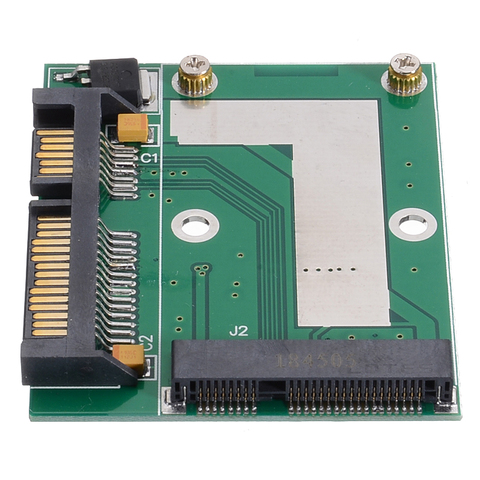 Mayitr 1pc Mini PCI-E MSATA SSD to 2.5'' SATA 6.0 GPS Converter Adapter Card Module Board for Computer Cables Connectors ► Photo 1/6