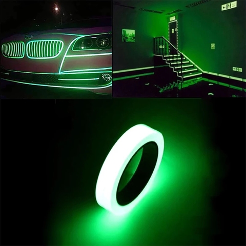 Car Energy Storage Fluorescent Band Dark Luminous Stickers Car Styling Accessories Luminous Stickers Christmas Car Decoration ► Photo 1/6