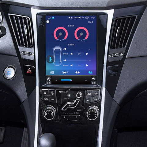 ZOYOSKII Android 10 10.4 inch vertical Tesla screen car gps multimedia radio bt navigation player for Hyundai sonata 8 2010-2015 ► Photo 1/6