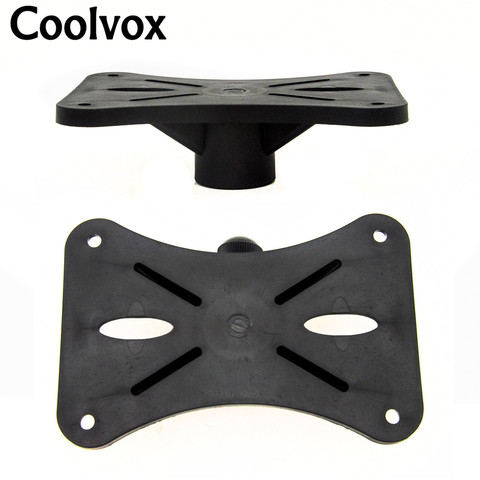 Coolvox 2Pcs Plastic Universal Floor Speaker Stand Tray Bottom Seat Sound Stand Mounting Hole Base on Stage for Tweeters  Woofer ► Photo 1/4