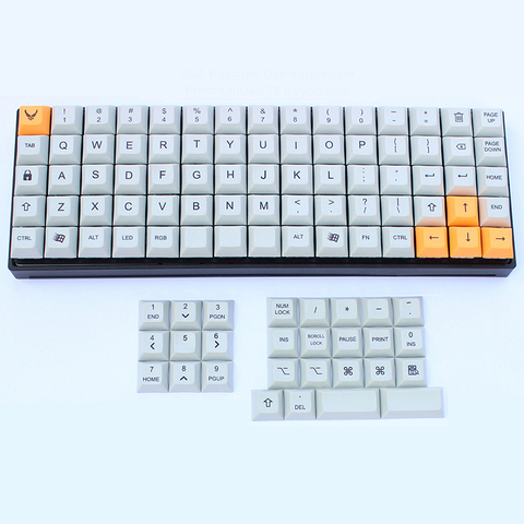 DSA Keycaps for Planck Niu40 XD75 RGB75 Ortholinear Keyboards for Cherry MX Switches of Mechanical Keyboard Free Shipping ► Photo 1/6