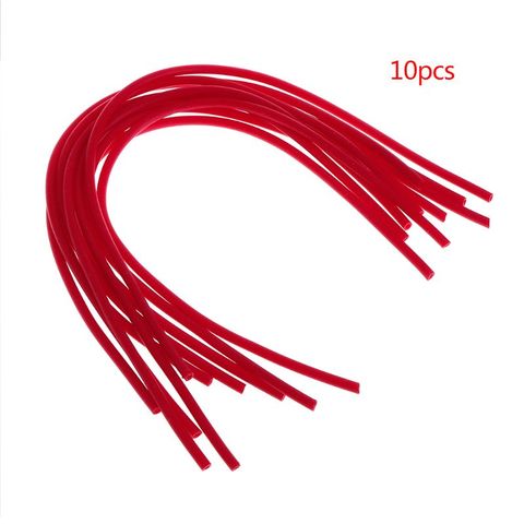 10 Pcs/Set Fishing Tube Rubber Band Turnover Hook Professional DIY Handmade Rigging Accessories Tackle Elastic ► Photo 1/6