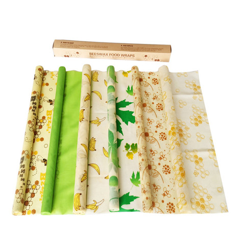 Beeswax Food Wrap - Roll (100*33cm) Reusable Beeswax Wrap | Sustainable Food Storage | Sandwiches, Cheese, Fruit, Bread | Cotton ► Photo 1/6