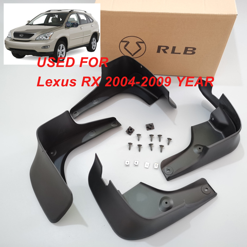 Mudflap for Lexus RX RX300 RX330 RX350 RX400h 2004~2009 Fender Mud Guard Splash Flaps Mudguards Accessories 2005 2006 2007 2008 ► Photo 1/5