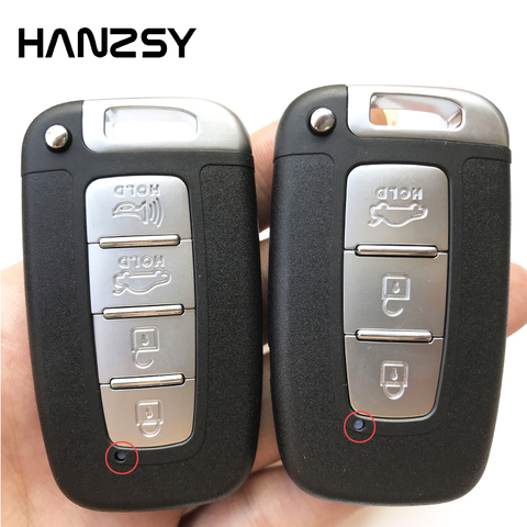 3/4 Button Smart key Case For KIA Forte Sportage K2 K5 For Hyundai Genesis Coupe Sonata ix35 Replacement Car key Fob shell cover ► Photo 1/6