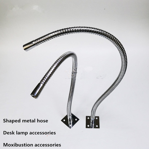 1PC Dia12mm LED Gooseneck Table Lamp Flexible Holder with Bracket Holder With M10 male screw +female thread metal plumbing hose ► Photo 1/6