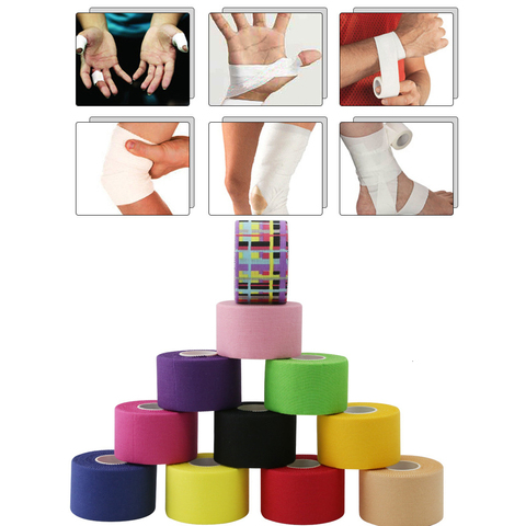 Elastic Plaster Kinesiology Tape Knee Athletic Recovery Cotton Sport Muscle Tape Self Adhesive Bandage Wrap Roll Elastoplast ► Photo 1/6