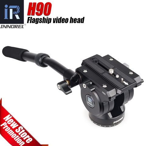 Innorel H90 video fluid tripod head supplier alloy CNC Tech Full landscape bird heavy duty stable 15kg damping load ► Photo 1/6