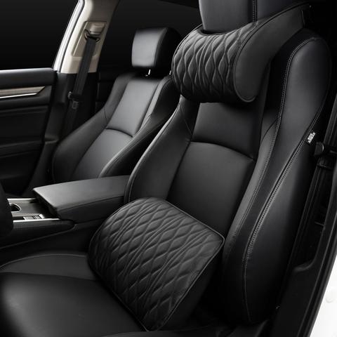 PU Leather Car Auto Seat Neck Pillow Memory Foam Head Neck Rest Headrest  Cushion Car Neck Pillow Auto Car Accessories Interior - Price history &  Review