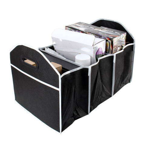 Car Multi-Pocket Trunk Organizer Large Capacity Folding Storage Bag Trunk Stowing and Tidying Trunk Organizer Car Accessories ► Photo 1/6