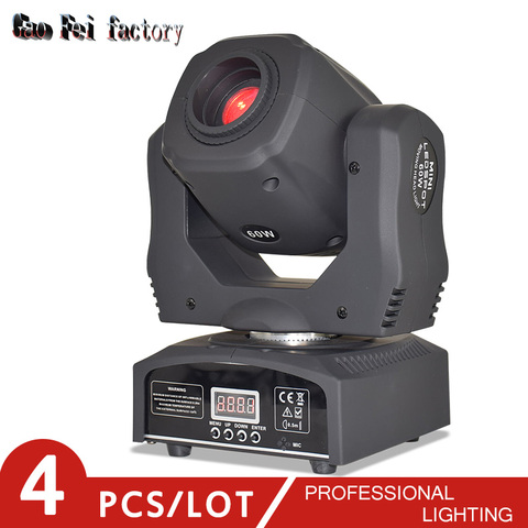 LED moving head lyre 60w sharby beam light Rotating DJ Stage gobo light beam spot light ► Photo 1/1