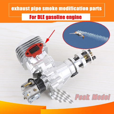 DLE gasoline engine universal exhaust pipe smoke modification parts modified interface/ smoke generator/ Smoke Pump ► Photo 1/6