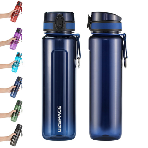 Sports Water Bottle 500ML 1000ML Protein Shaker Outdoor Travel Climb Gym Tritan Plastic Drink Portable Leakproof Bottle BPA Free ► Photo 1/6