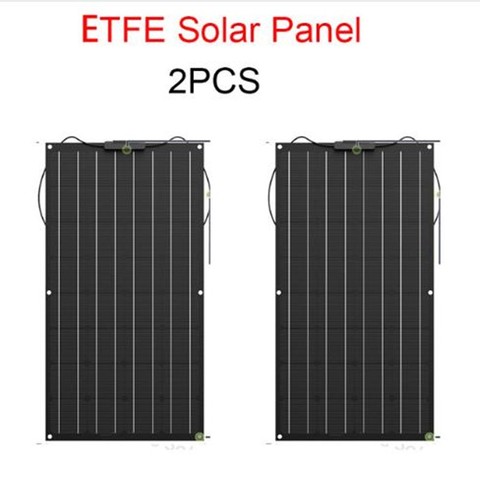 solar panel 2x100w flexible solar panel, 200w flexible solar panel made of ETFE material ► Photo 1/5