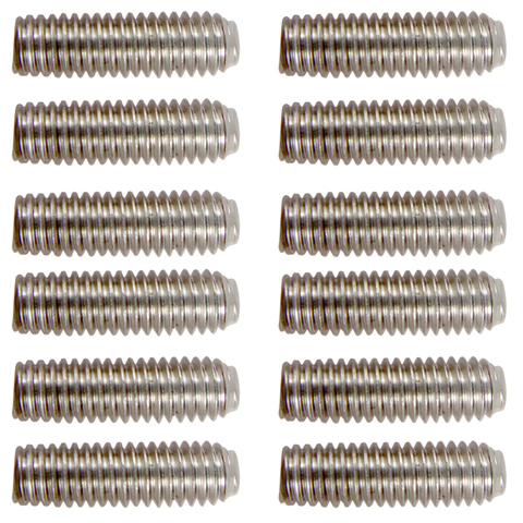 1 Pack/12pcs Guitars Bridge Saddle Height Adjust Hexagon Screws Bolts Silver Luthier Tools DIY ► Photo 1/6