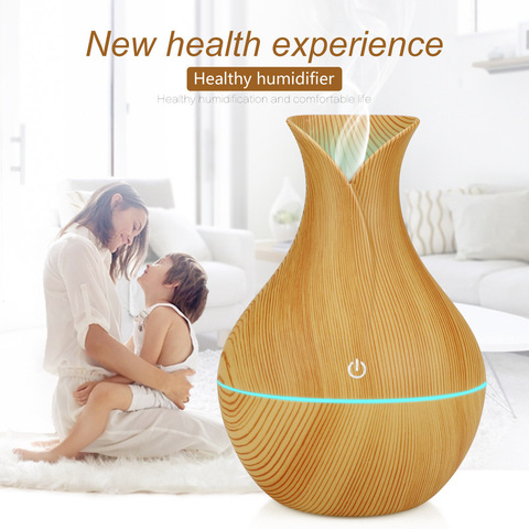 LED Electric Air Diffuser Aroma Aromatherapy Air Humidifier Essential Oil Humidifier Night Light Home Relax Defuser Mist Maker ► Photo 1/6