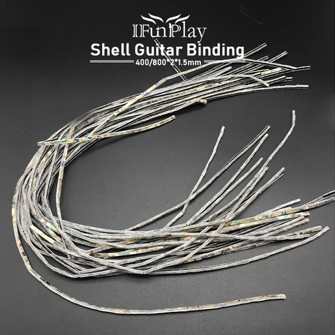 10pcs Abalone Shell Guitar Binding Inlay White Pearl Body Project Purfling Strip for Guitar Mandolin Ukulele Binding Maker ► Photo 1/6