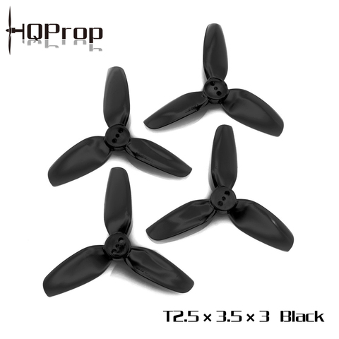 HQPROP T2.5X3.5X3 2535 3-Blade PC Propeller for RC FPV Racing Freestyle 2.5Inch Toothpick Cinewhoop Drones 1104 1106 1204 ► Photo 1/6