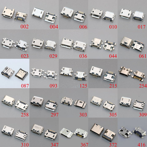 ChengHaoRan 1pcs 5Pin Micro USB Jack Sockect Connector Port 5P Female For Samsung Lenovo Huawei Lenovo Meizu Xiaomi Oppo Vivo ► Photo 1/2