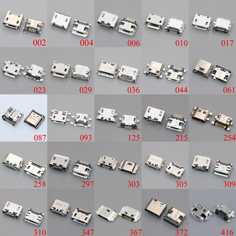 ChengHaoRan 1pcs 5Pin Micro USB Jack Sockect Connector Port 5P Female For Samsung Lenovo Huawei Lenovo Meizu Xiaomi Oppo Vivo ► Photo 1/2