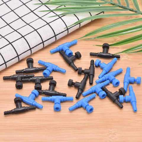 3/10pcs Adjustable Aquarium Air Line Tubing Pipe Tube Connector Pump Flow Control Valves Switch Tap 4*6mm Hose Trachea ► Photo 1/6