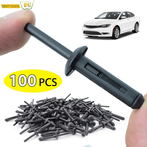 100X Plastic Rivet Clip Bumper Fender Retainer Fastener For Ford GM Chrysler Jeep Wrangler 06 - 18  Dodge Avenger OE# 6506007AA ► Photo 1/6