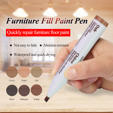 Furniture Composite Repair Pen Touch-up/Fill Paint Marker Floor/Stairs/Door/Woodenware Scratch/Patch Restore Marker&Filler Pen ► Photo 1/6