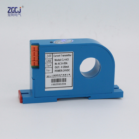 AC 10A 20A 30A 50A 100A 200A Current Transmitter 4-20ma output ampere transducer current transformer ► Photo 1/6