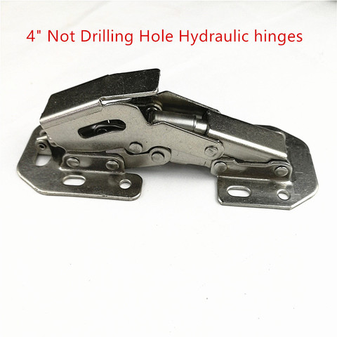 Hydraulic 4 inch 90 Degree Not Drilling Hole  Furniture Hinges Door Hinges ► Photo 1/6