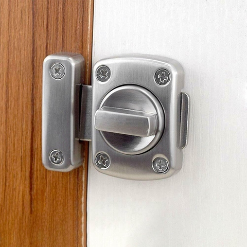 Privacy WC Latch Vacant Engaged Door Lock Toilet Shower cubicles & Bathroom Turn Twist Bolt Privacy Catch Latch ► Photo 1/5