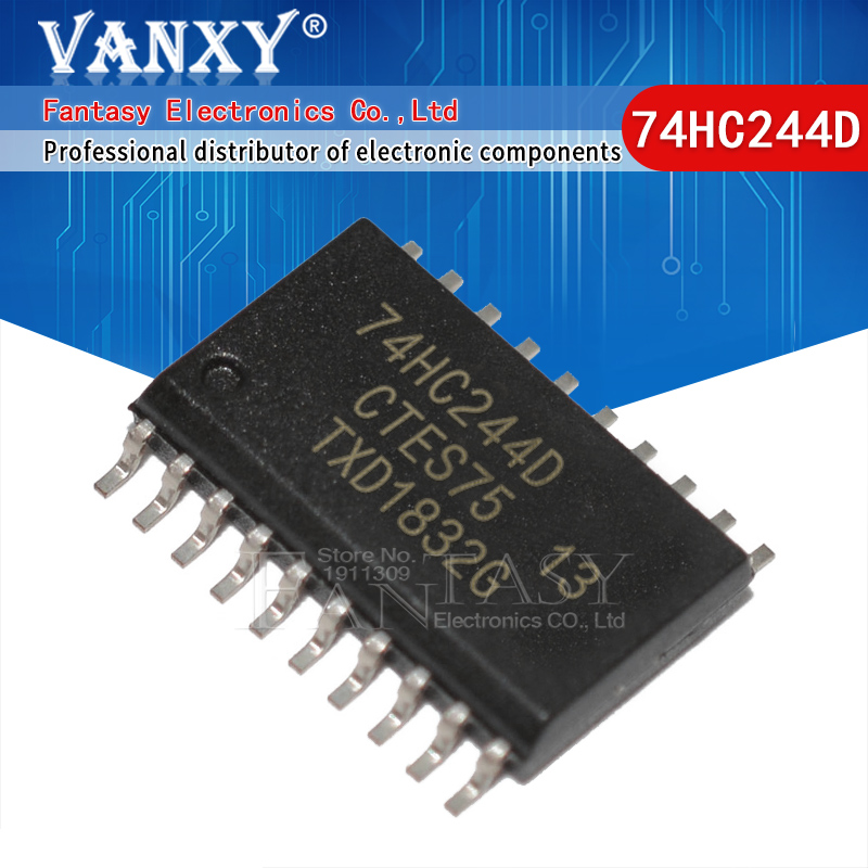 10 piezas 74HC244D 74HC244 SOP20 nuevo chip IC original / Equipamiento eléctrico y suministros 10 piezas 74HC244D 74HC244 SOP20 nuevo chip IC original / Equipamiento eléctrico y suministros