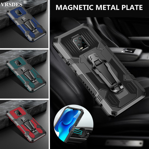 Shockproof Case For Xiaomi Redmi Note 9S 8 7 6 5 10X 9 Pro Max 5A 6A 7A 8A 9A 9C Mi Poco X3 NFC Phone Hybrid Armor Stand Cover ► Photo 1/6