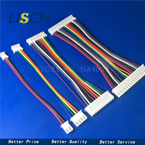 5PCS color cable 2.54 XH to PH 2.0 15CM double head rehearsal cable 150mm 2/3/4/5/6/7/8/9/10Pin XH2.54MM to PH2.0mm Dupont Line ► Photo 1/3