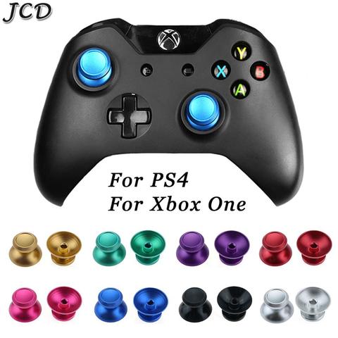 JCD 2PCS Metal Analog Joystick thumb Stick grip Cap for Sony playstation 4 PS4 Slim Pro XBOX ONE Gamepad Controller thumbstick ► Photo 1/6