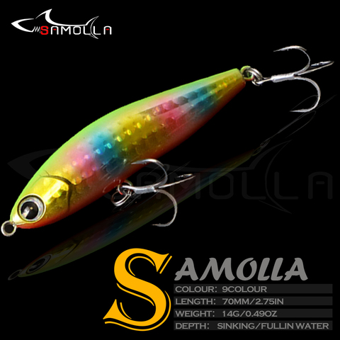 New Sinking Pencil Fishing Lure Weights 14g Artificial Bionics Bait Pesca Saltwater Lures For Big Sea Bass Fish Leurre De Peche ► Photo 1/6