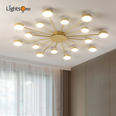 Nordic ceiling light luxury art creative living room personality simple lamps bedroom ceiling lamp ► Photo 1/5