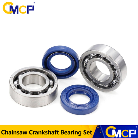 4pcs Seals And Crankshaft Bearing Set Chainsaw Oil Seal Kit Fit For STIHL MS180 MS170 170 180 Chainsaw Crankshaft Bearing ► Photo 1/6