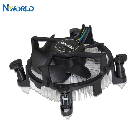 Socket 1150/1155/1156 4-Pin Connector CPU Cooler With Aluminum Heatsink & 3.5